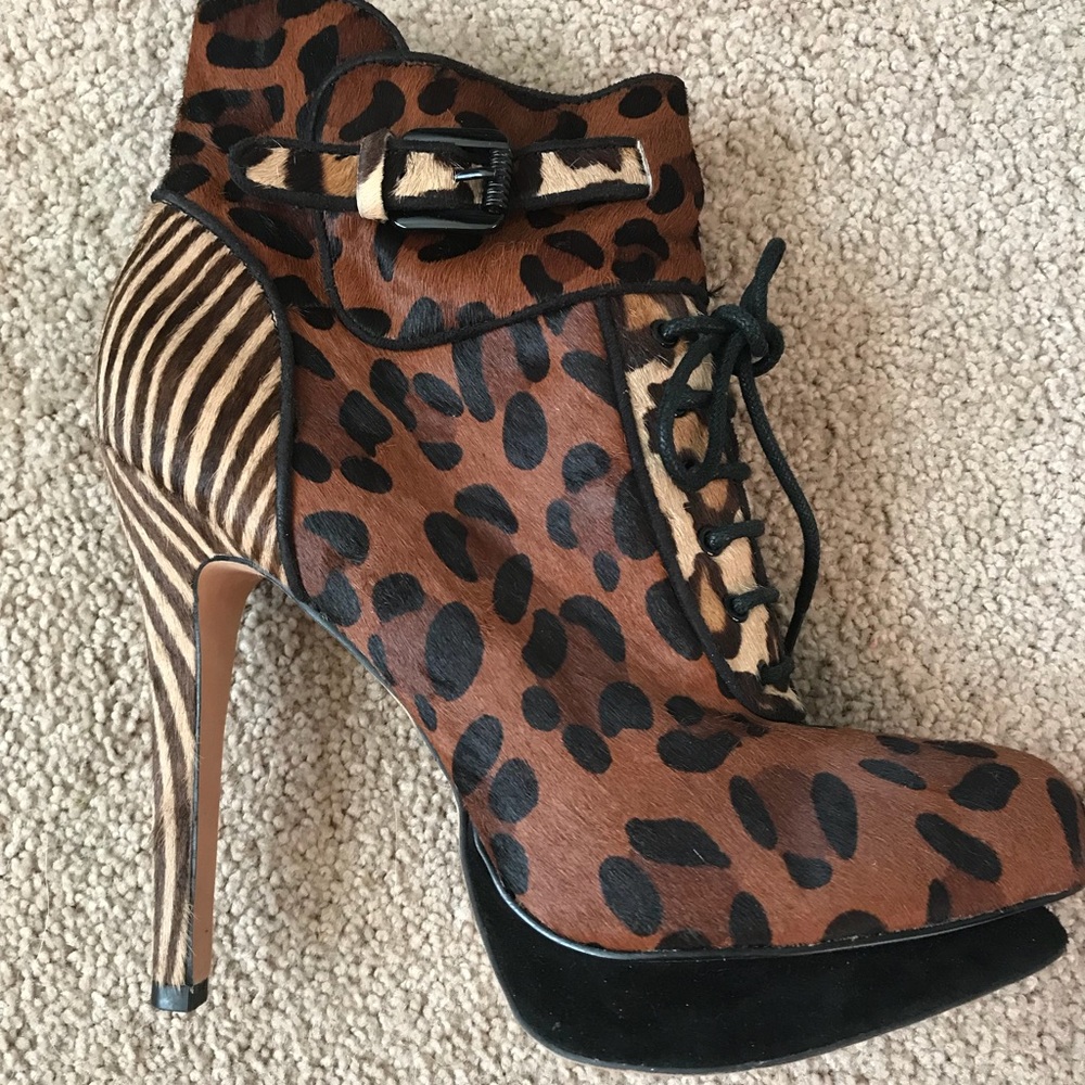 Sam Edelman calf skin booties